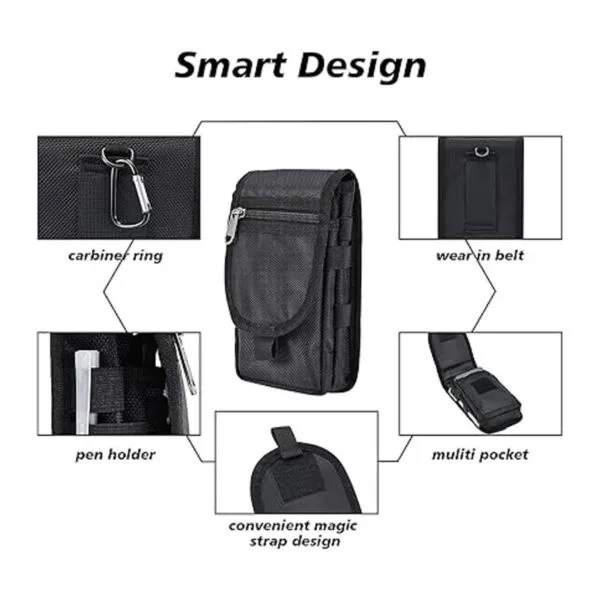 Bolsa grande para teléfono celular funda táctica para_4
