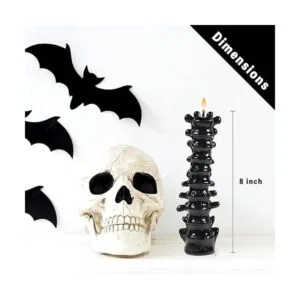 Zellinni Vela de lomo velas góticas decorativas para_3