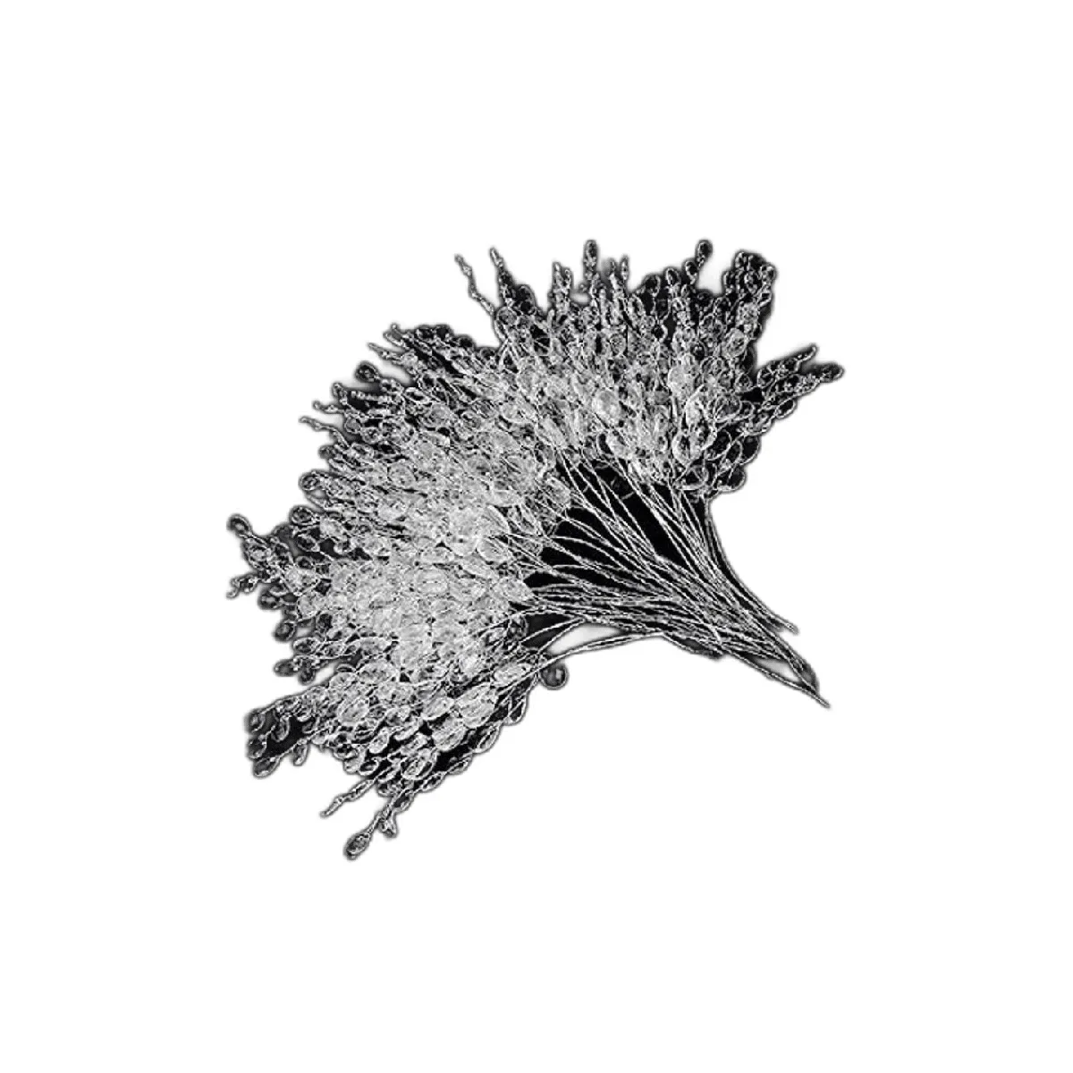 FOIMAS 50 tallos de gota de cuentas acrílicas ramo de_1