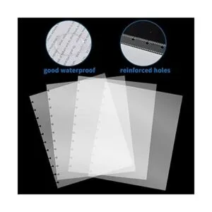 25 protectores de hojas de tamaño carta protectores de_3