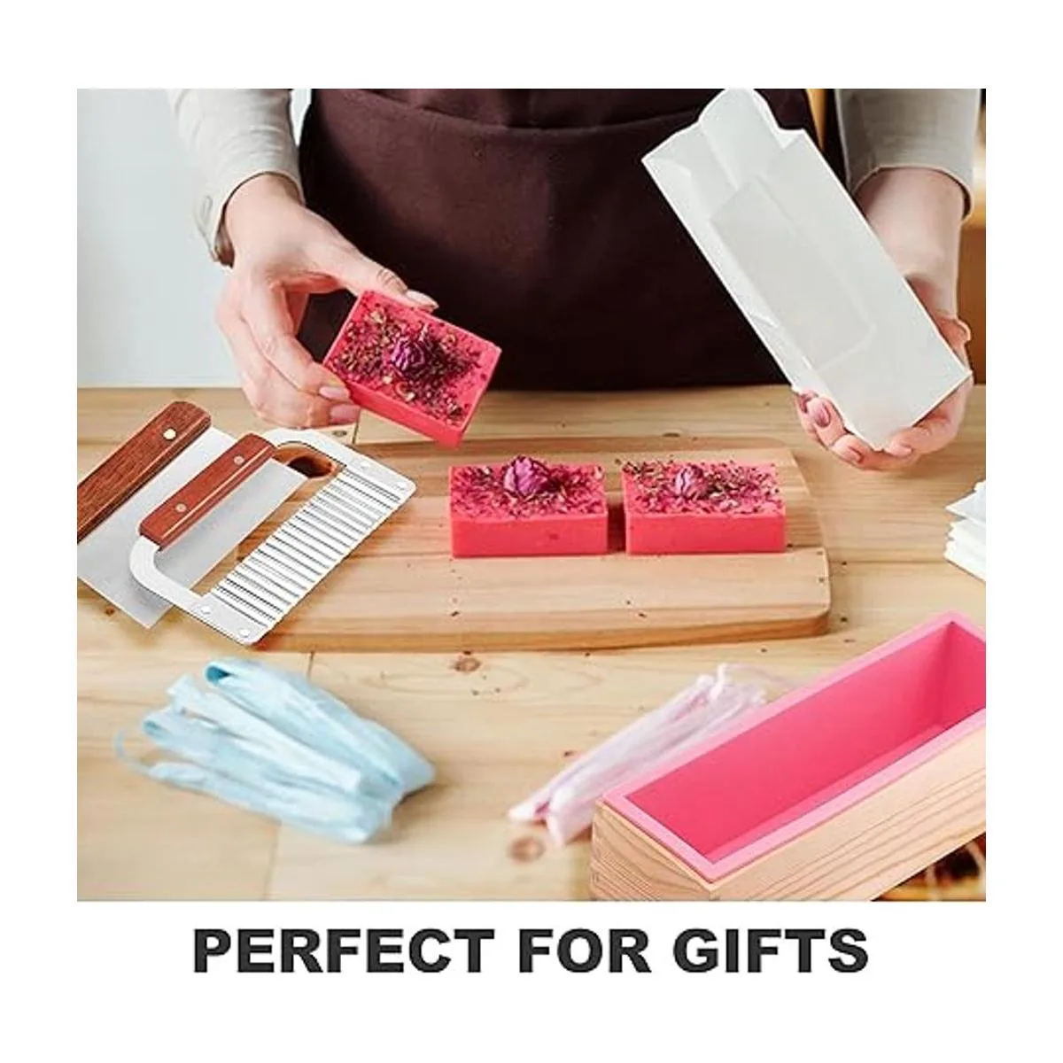 Lerykin LERYKIN Molde de jabón rectangular Molde de_6