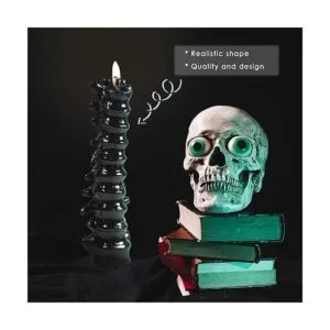 Zellinni Vela de lomo velas góticas decorativas para_2