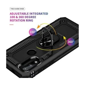 YZOK Funda compatible con Moto G Pure con protector de_3