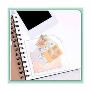 10 juegos de bolsillos transparentes en las esquinas de_2