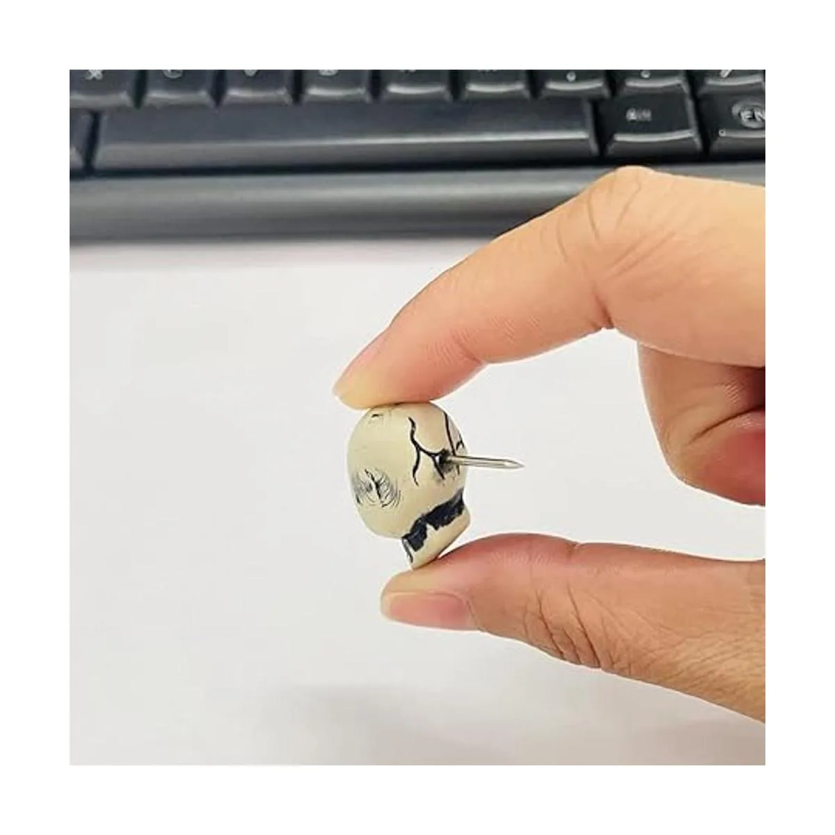 Ackron Broches de presión con diseño de calavera_5