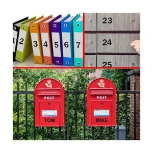 Homkresin Calcomanías para buzón kit de calcomanías de_6