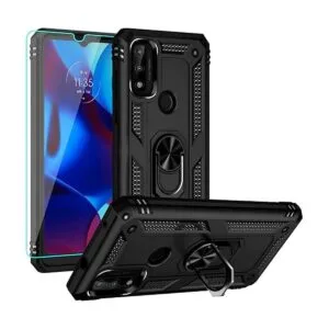 YZOK Funda compatible con Moto G Pure con protector de_1