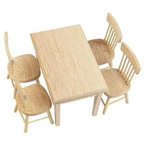 AUEAR Paquete de 5 1 12 sillas de mesa de comedor en_1