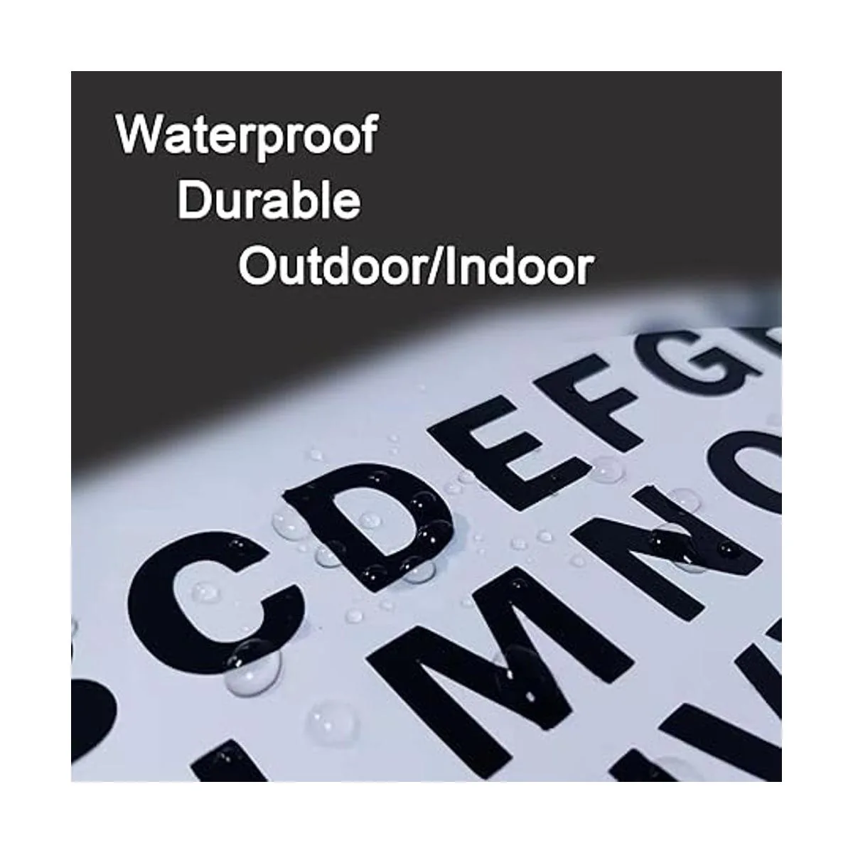 Homkresin Calcomanías para buzón kit de calcomanías de_7