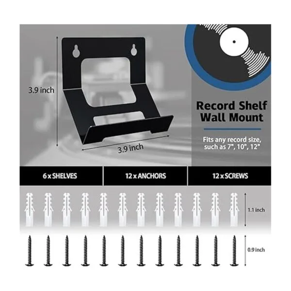 MyLifeUNIT Soporte de pared para discos de vinilo paquete_3