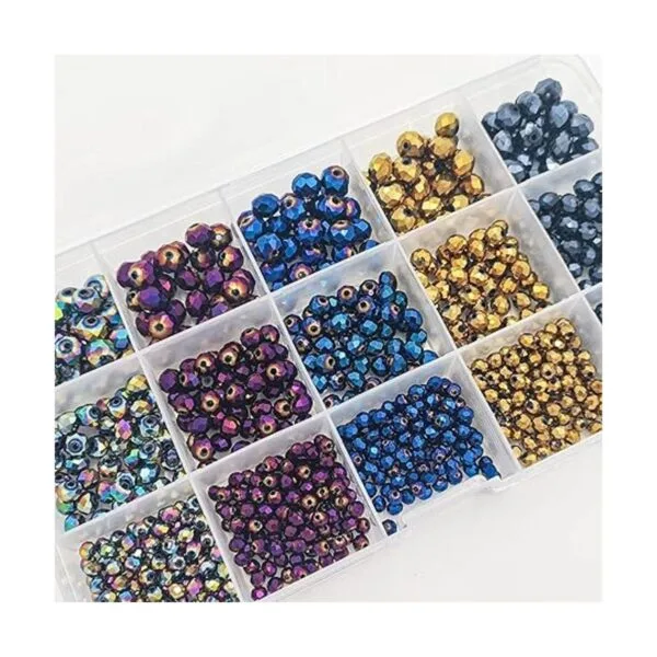 JEBBO 1000 cuentas de cristal Briolette a granel de 0.157_5
