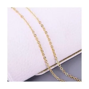 Jishi Cadena de oro de 33 pies de acero inoxidable de_4