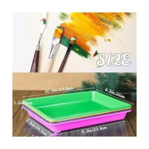 Paquete de 10 bandejas de arte de plástico para_2