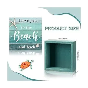 Jetec Letrero decorativo de playa con texto en inglés I_2