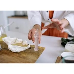 TOPYS Vela perfumada abstracta con cuerpo humano 3D molde_4