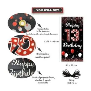 Telón de fondo para puerta de cumpleaños número 13_2