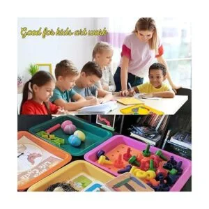 Paquete de 10 bandejas de arte de plástico para_4