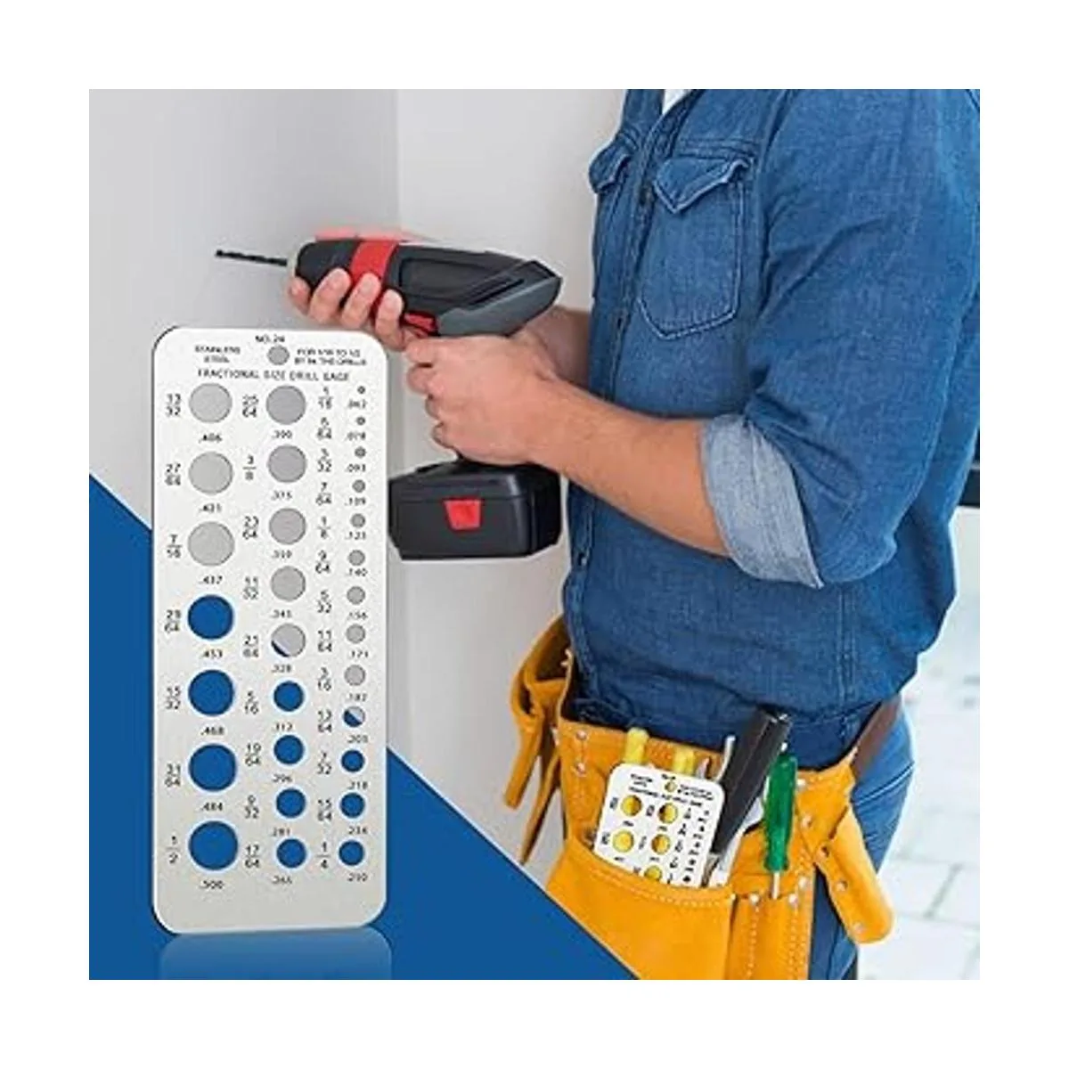 Calibre de broca fraccional calibre de tamaño de broca_6