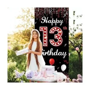 Telón de fondo para puerta de cumpleaños número 13_3