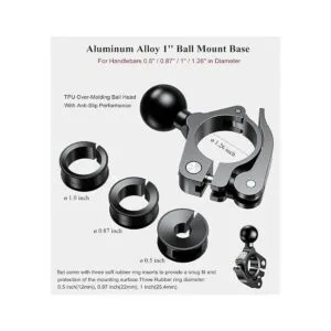 BRCOVAN Base de montaje de manillar de bola de aleación de_2