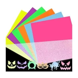 GIRAFVYINL Vinilo HTV reflectante 6 piezas de vinilo de_2