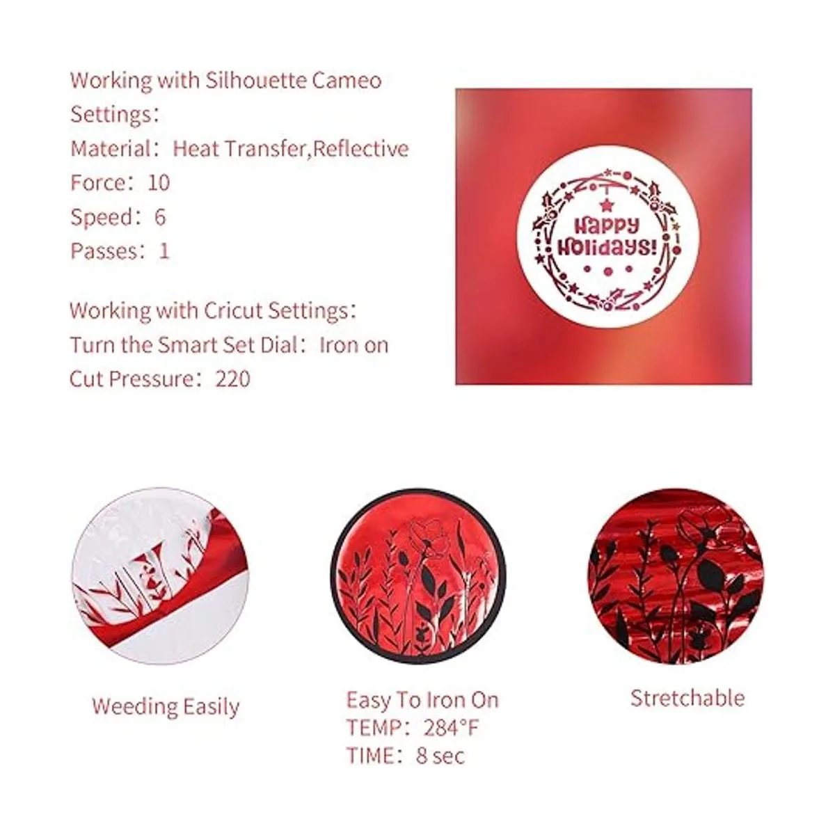 GIRAFVINYL Vinilo holográfico de transferencia de calor_2