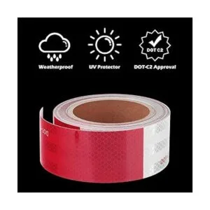 LLPT Cinta reflectante DOT C2 de 2 x 33 pies cinta de_5