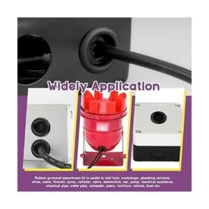 Swpeet Kit surtido de ojales de goma cerrados de 7_6