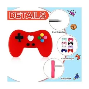24 piezas de controlador de juego decorativo chinchetas_3