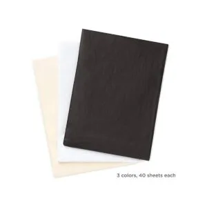 Hallmark Papel de seda a granel blanco negro y marfil_5