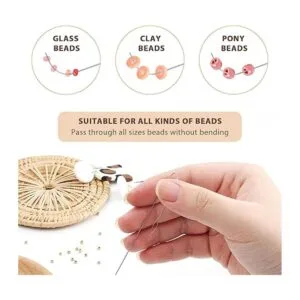 PP OPOUNT 10 agujas de cuentas curvadas de ojo grande_4