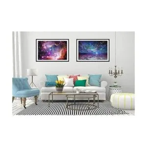 SKRYUIE Paquete de 2 pinturas de diamantes 5D para_3