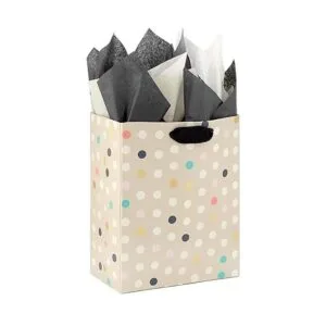 Hallmark Papel de seda a granel blanco negro y marfil_7