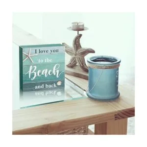 Jetec Letrero decorativo de playa con texto en inglés I_6