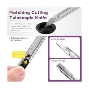 Swpeet Kit surtido de ojales de goma cerrados de 7_4