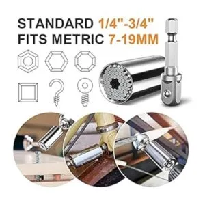 Juego de 24 extensiones de brocas flexibles accesorios de_6