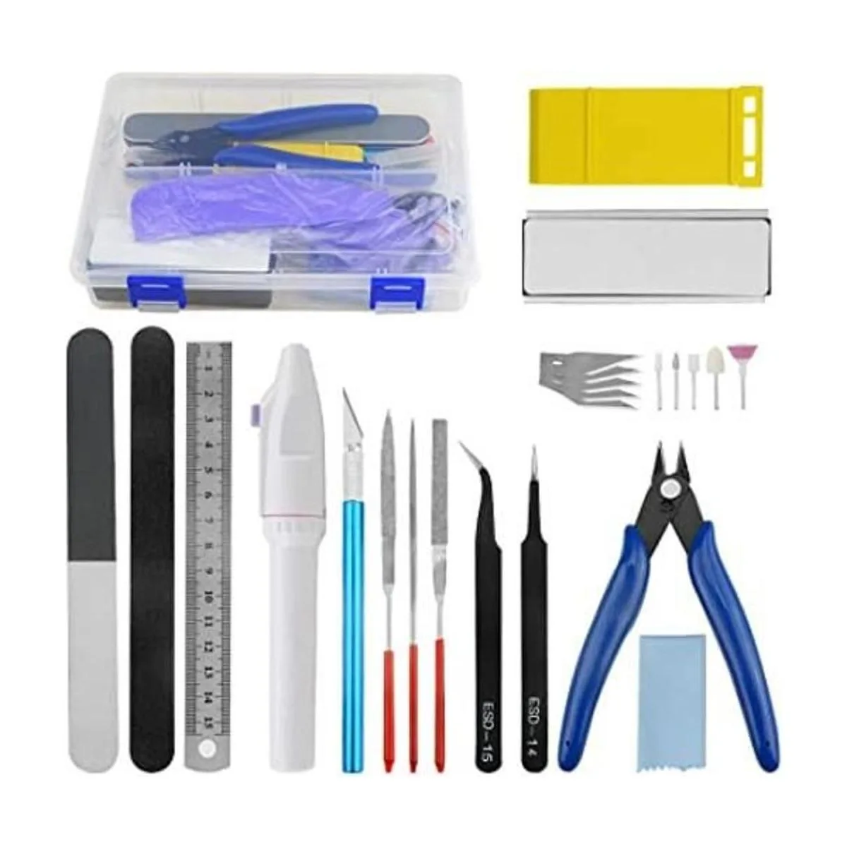 Juego de 24 herramientas básicas de modelador juego de_1