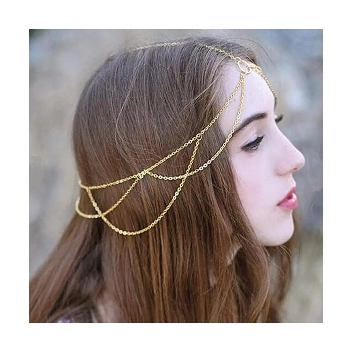 Jishi Cadena de oro de 33 pies de acero inoxidable de_6