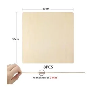 FSWCCK Paquete de 8 piezas de madera para manualidades de_2