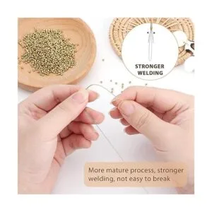 PP OPOUNT 10 agujas de cuentas curvadas de ojo grande_2