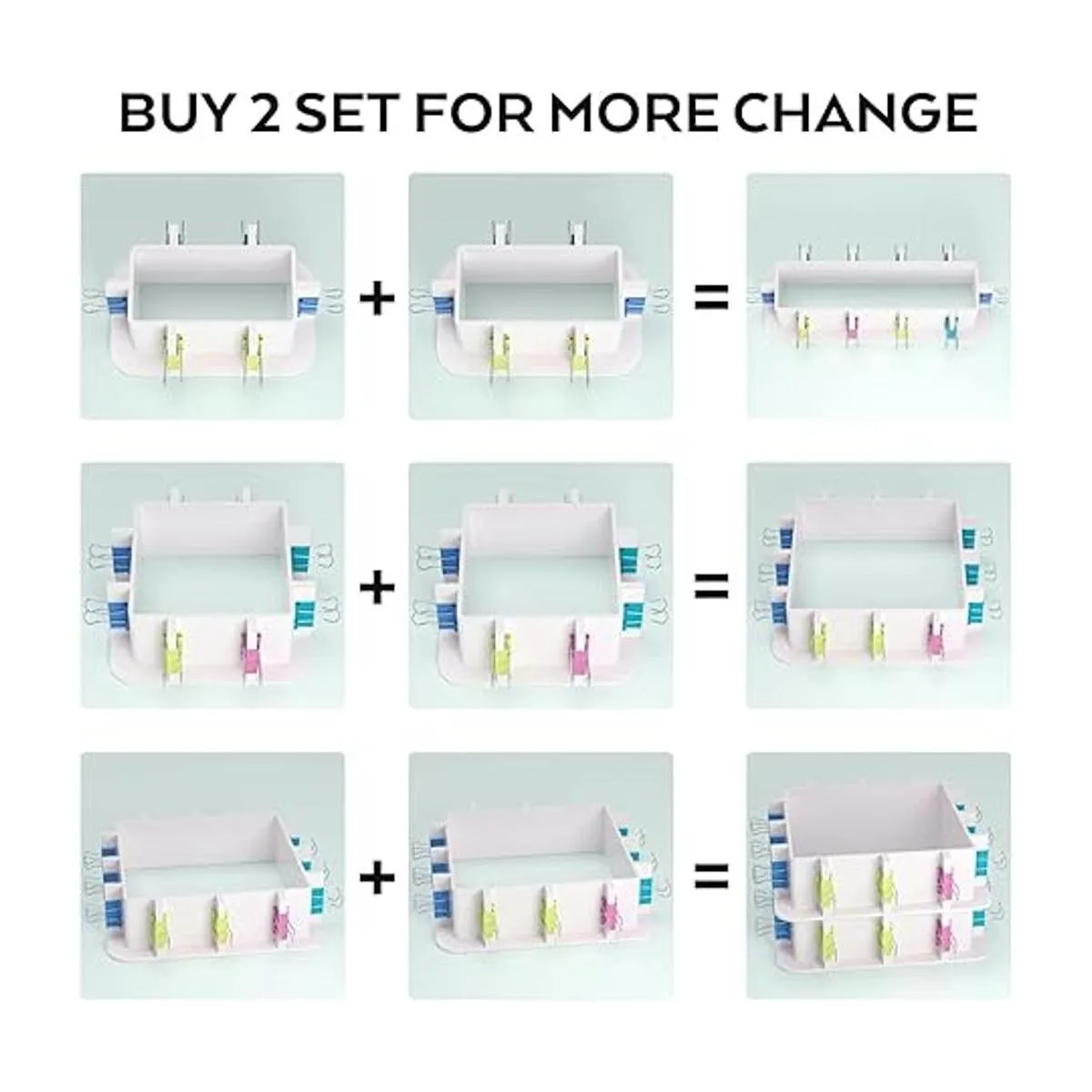 Nicpro Moldes ajustables para la fabricación de moldes de_5