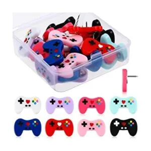 24 piezas de controlador de juego decorativo chinchetas_1