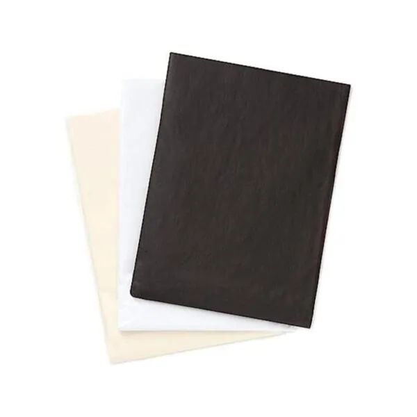 Hallmark Papel de seda a granel blanco negro y marfil_1