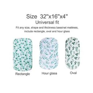 Juego de sábanas de moisés para bebé niño y niña sábana_4