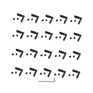 Juego de 20 unidades de 20 piezas de ranura interior en_1