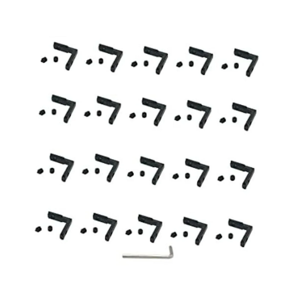 Juego de 20 unidades de 20 piezas de ranura interior en_1