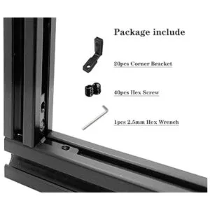 Juego de 20 unidades de 20 piezas de ranura interior en_3