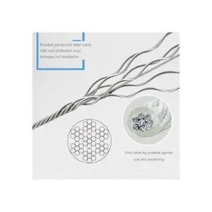 Disecu Candado de combinación de 4 dígitos impermeable_5