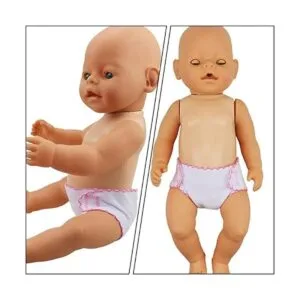 Toyvian 6 pañales para muñecas bolsa de pañales para_7