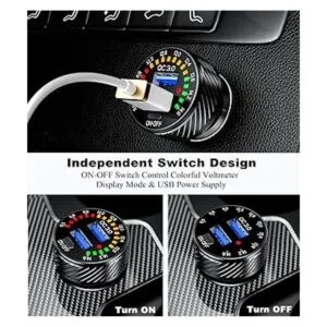 BARCOVAN Cargador de coche adaptador de cargador de coche_5